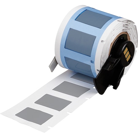 Sleeve Label, Gray, Polyolefin, 1 in W MPN:M6-375-1-342-GY
