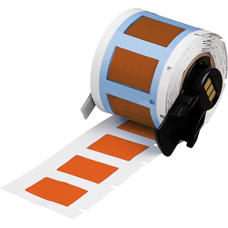 Sleeve Label, Orange, Polyolefin, 1 in W MPN:M6-375-1-342-OR