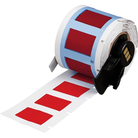 Sleeve Label, Red, Polyolefin, 1 in W MPN:M6-375-1-342-RD