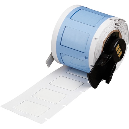 Sleeve Label, White, Polyolefin, 1 in W MPN:M6-375-1-342-WT