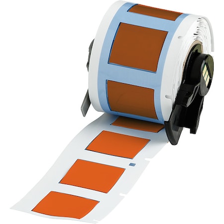 Sleeve Label, Orange, Polyolefin, 1 in W MPN:M6-500-1-342-OR