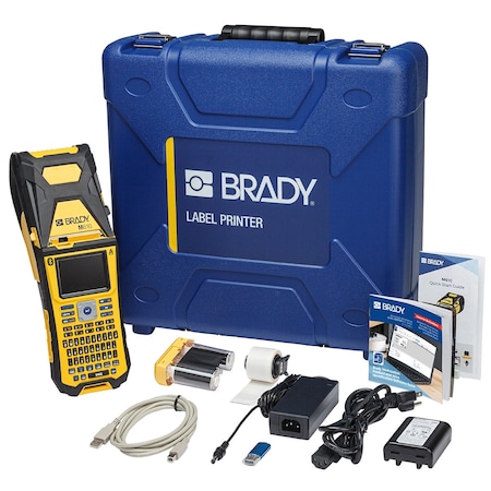 Brady M610 2in Industrial Portable Label Printer with Bluetooth and Product and Wire ID Software and Accessories Kit MPN:M610-B-PWID