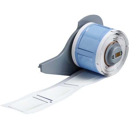 Sleeve Label, White, Polyolefin, 1 in W MPN:M7-1000-1-342
