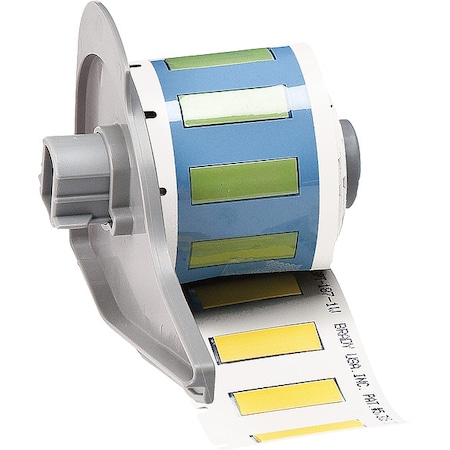 Sleeve Label, Yellow, Polyolefin, 1 in W MPN:M7-187-1-342-YL