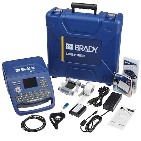 Brady M710 2in Industrial Portable Label Pritner and Accessories Kit MPN:M710-KIT