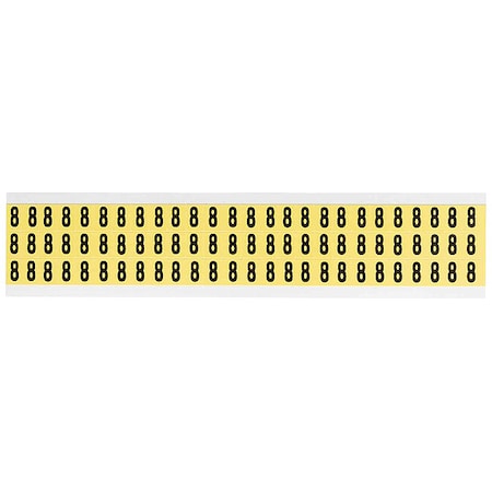 Number Label, 9, 3/4in.Hx9/16in.W, Vinyl MPN:1520-9