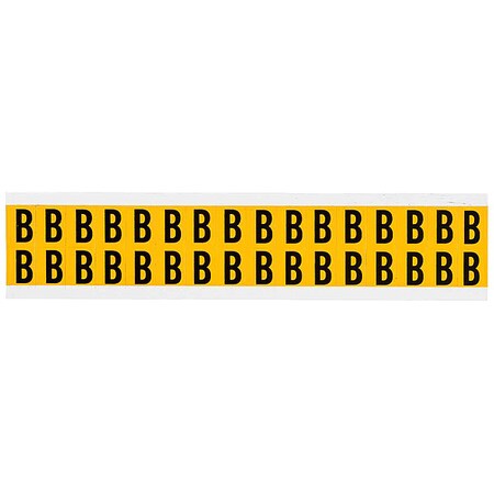Letter Label, B, 3/4in.Hx9/16in.W, Vinyl MPN:1520-B
