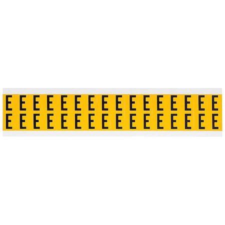 Letter Label, E, 3/4in.Hx9/16in.W, Vinyl MPN:1520-E