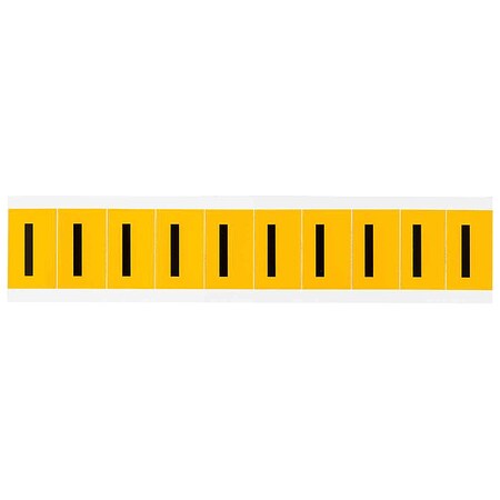 LetterLabel, Vinyl, 1-1/2inH, 7/8inW MPN:1530-I