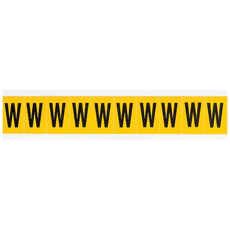LetterLabel, Vinyl, 1-1/2inH, 7/8inW MPN:1530-W