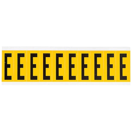 Letter Label, E, 2-1/4in.Hx7/8in.W, Vinyl MPN:1534-E