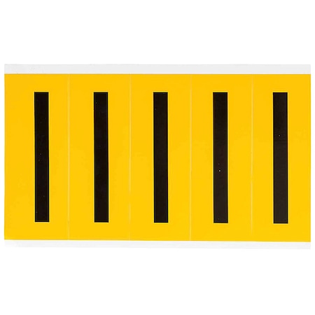Letter Label, I, 5in.Hx1-3/4in.W, Vinyl MPN:1560-I