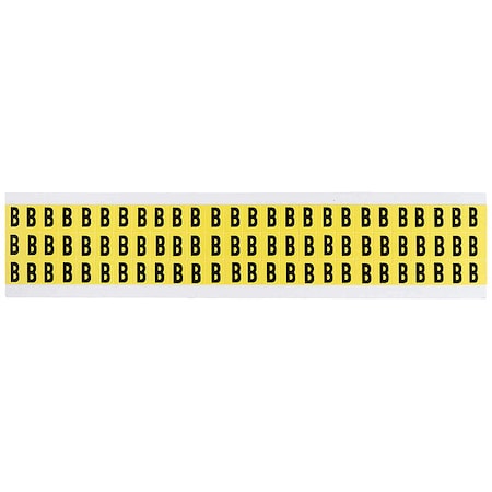 Letter Label, B, 1/2in.Hx11/32in.W, Vinyl MPN:3410-B