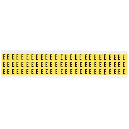 Letter Label, E, 1/2in.Hx11/32in.W, Vinyl MPN:3410-E