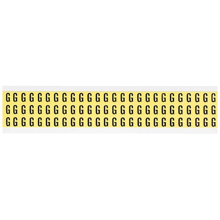 Letter Label, G, 1/2in.Hx11/32in.W, Vinyl MPN:3410-G