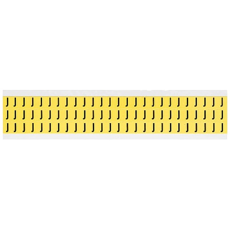 Letter Label, J, 1/2in.Hx11/32in.W, Vinyl MPN:3410-J