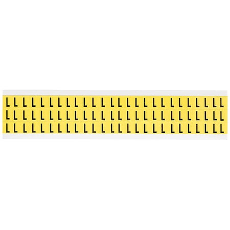 Letter Label, L, 1/2in.Hx11/32in.W, Vinyl MPN:3410-L