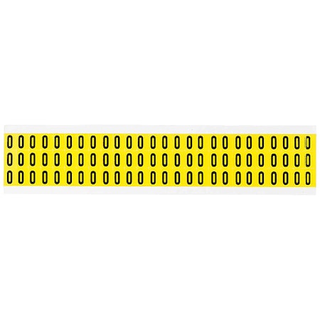Letter Label, O, 1/2in.Hx11/32in.W, Vinyl MPN:3410-O