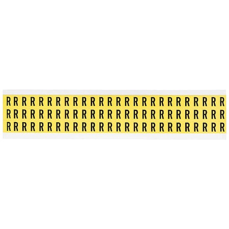 Letter Label, R, 1/2in.Hx11/32in.W, Vinyl MPN:3410-R
