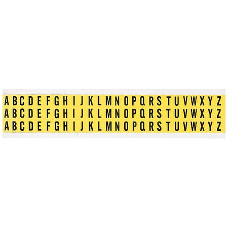 LetterLabelSet, Vinyl, 1/2inH, 3/8inW MPN:34138