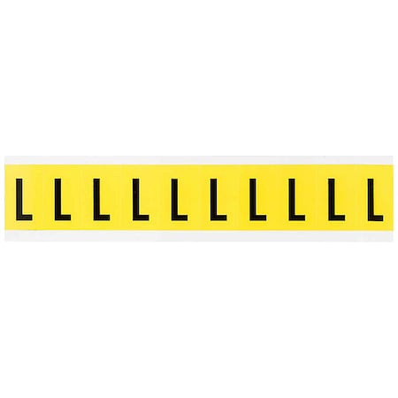 LetterLabel, Vinyl, 1-1/2inH, 7/8inW MPN:3430-L