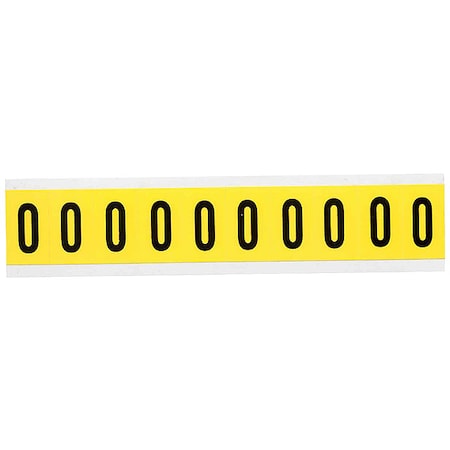 Letter Label, O, 1-1/2in.Hx7/8in.W, Vinyl MPN:3430-O