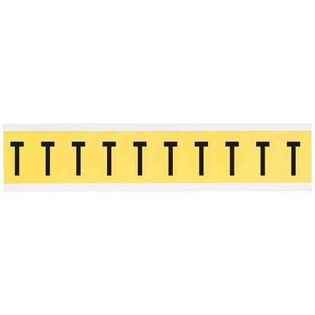 LetterLabel, Vinyl, 1-1/2inH, 7/8inW MPN:3430-T