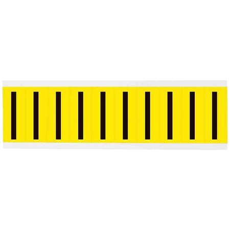 Letter Label, I, 2-1/4in.Hx7/8in.W, Vinyl MPN:3440-I