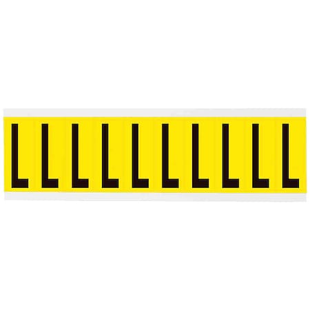 LetterLabel, Vinyl, 2-1/4inH, 7/8inW MPN:3440-L