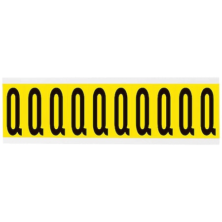 LetterLabel, Polyester, 4-3/4inH, 3inW MPN:3440-Q