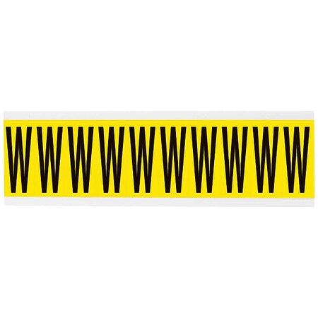 LetterLabel, Polyester, 4-3/4inH, 3inW MPN:3440-W