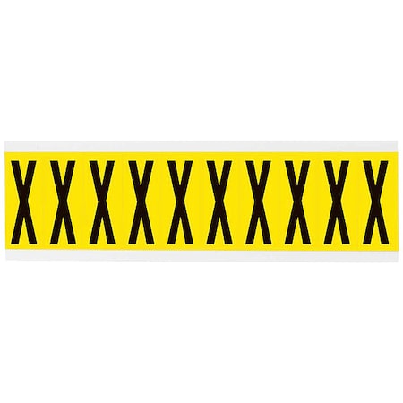 LetterLabel, Polyester, 4-3/4inH, 3inW MPN:3440-X