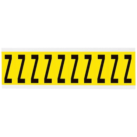 LetterLabel, Polyester, 4-3/4inH, 3inW MPN:3440-Z