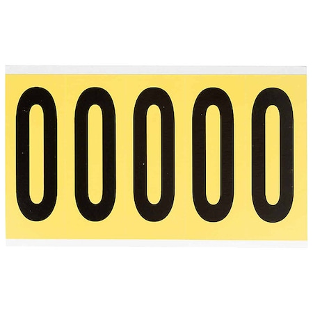 Letter Label, O, 5inHx1-3/4inW, No. Cards 1 MPN:3460-O