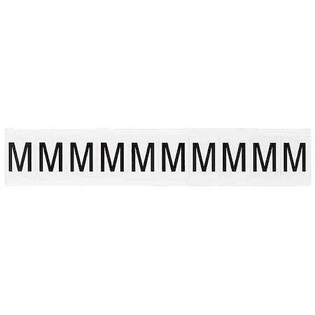 LetterLabel, Vinyl, 1-1/2inH, 1inW, PK10 MPN:9713-M