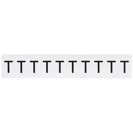LetterLabel, Vinyl, 1-1/2inH, 1-1/8inW MPN:9713-T