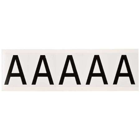 LetterLabel, Vinyl, 2-1/4inH, 1-3/4inW, PK5 MPN:9714-A