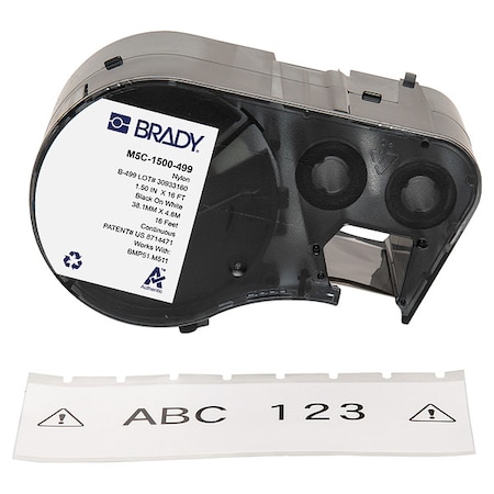 Label/RibbonCartridge, White, 1-1/2inW MPN:M5C-1500-499