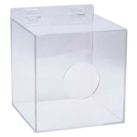 Eyewear Dispenser, Stack Tower, 25 Pairs, Acrylic, 10 in H x 10 in W x 10 in D, Clear MPN:DPE