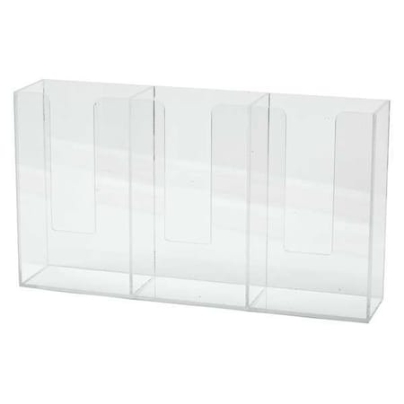 Horizontal Glove Dispenser, Acrylic, Holds (3) Boxes, Clear MPN:GD03DL