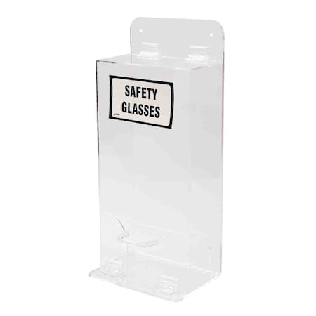 Protective Eyewear Dispenser, Stack Tower, 20 Pairs, Acrylic, 18 in H x 8 in W x 4 in D, Clear MPN:MVSDL