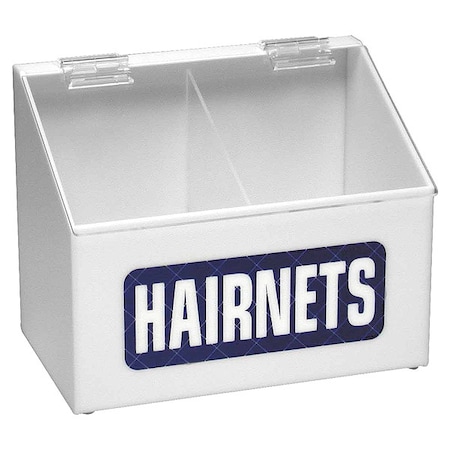 Hairnet Dispenser, Acrylic, White, S MPN:PD240E