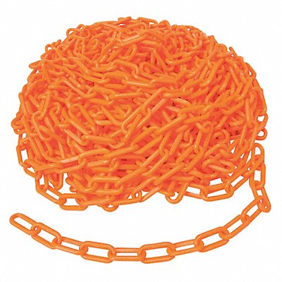 Plastic Chain 2 In x 100 ft Orange MPN:78241