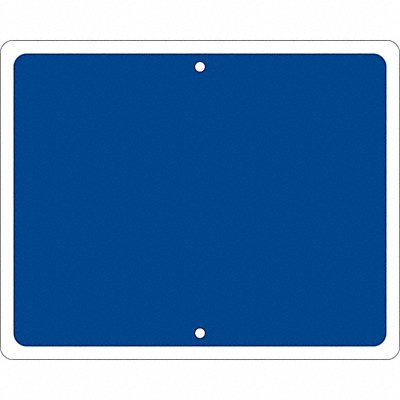 Railroad Sign 12 in x 15 in Blue No Text MPN:134193