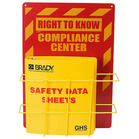 Ghs Center 20IN H X 14IN W X 4.5IN D Yellow/Rd MPN:121370