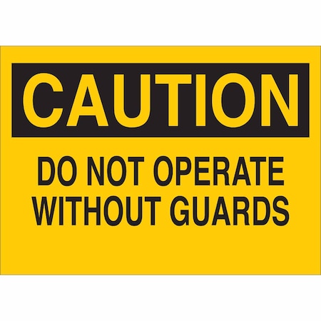 Machine & Operational Sign MPN:85797
