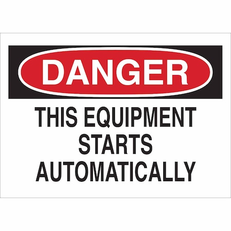 Machine & Operational Sign MPN:88185