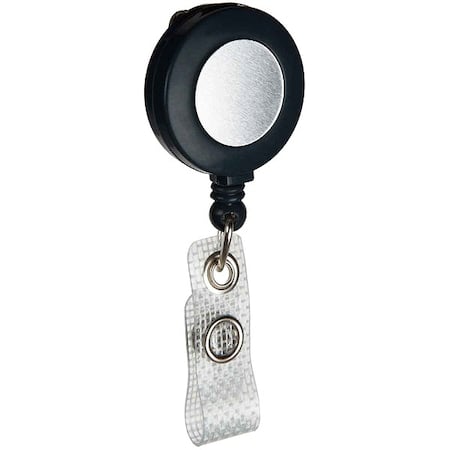 Retractable Badge Holder Black MPN:95075