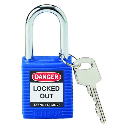 Brady Safety Padlocks Blue MPN:99556