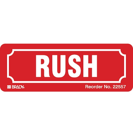 Instructional Handling Label, Red, PK500 MPN:22557LS
